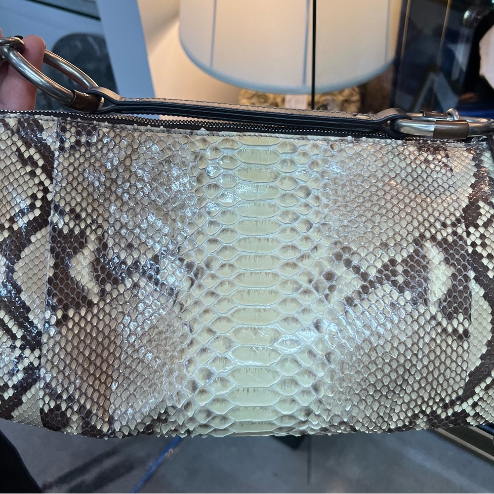 Ruehl No. 925 Women's Handbag Hobo Python Snakeskin